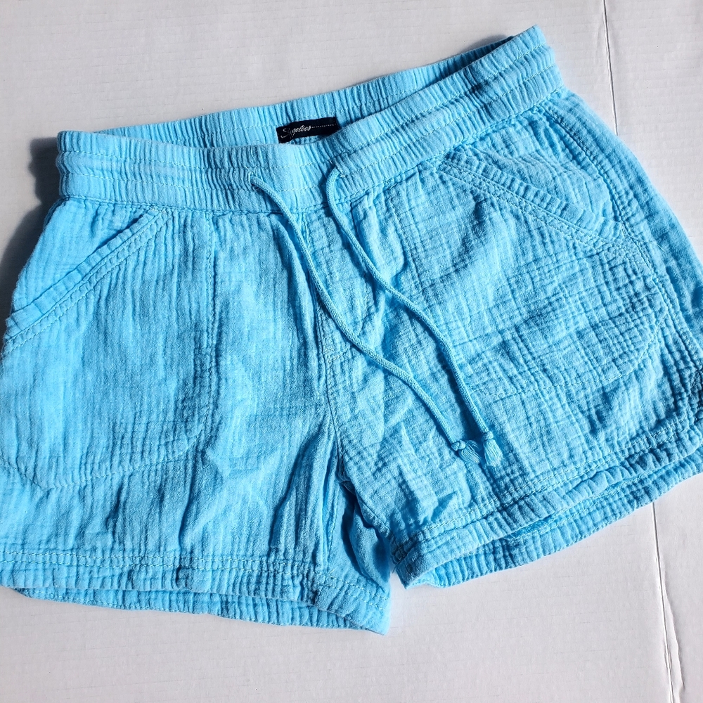 Supplies Blue Cotton Shorts S